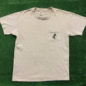 Ascension Island Mermaid Vintage 90s Fishing T-Shirt